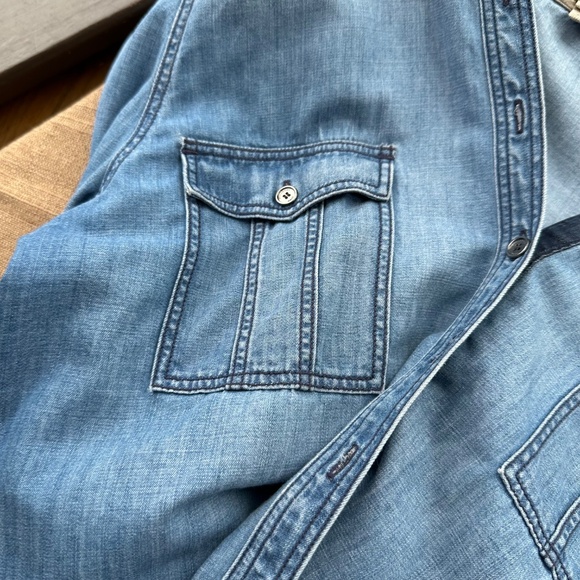 BURBERRY DENIM SHIRT - Picture 6 of 6